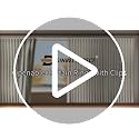 2-Inch Openable Curtain Rings with Clips - 24 Pack Metal Rustproof Drapes