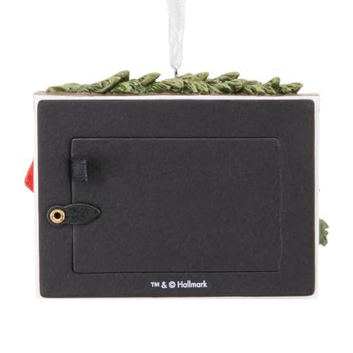 Hallmark Christmas Ornament Cozy Fireplace 2026 Photo Frame - Modern Mantle Version