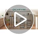 5-Tier Rotating Kitchen Storage Cart, Fruit & Vegetable Wire Rack