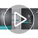 8-Mode Handheld Shower Head with 79-Inch Hose and Low-Reach Wall Mount