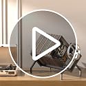 2-Tier Vinyl Record Storage Rack - Holds 200 LPs with Dividers