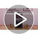 Krafterize Dark Green Whiskey Infusion Kit - DIY Bourbon Decanter Set for Men