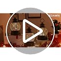 Musical Christmas Snow Globe Lantern with 8 Songs & Swirling Glitter Decor