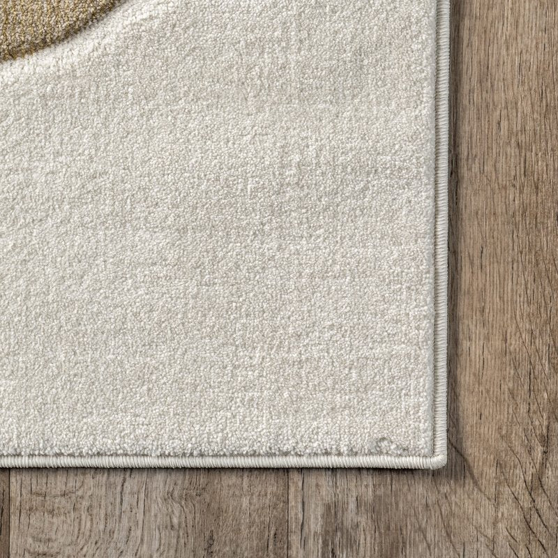 Nuloom Anabell Beige/Ivory, 4' x 6', Giraffe Print, Soft and Cozy, High Traffic, Stain Resistant, Easy Clean, Durable Area Rug for Bedroom, Living Room, Dining Space, Den, Foyer, Entryway