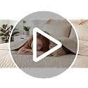 Lightweight Microfiber Quilt Bedding Set - Beige Full/Queen Coverlet 3-Piece
