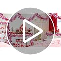 Valentine's Day Heart Tinsel Garland - 33 Ft Red Pink White Metallic Garland