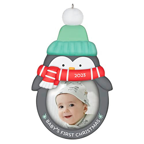 Hallmark Keepsake 2023 Baby's First Christmas Photo Frame Ornament – Baby's 1st Christmas