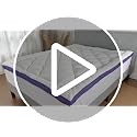 Bamboo Viscose Mattress Topper with Pillow Top - Soft Memory Foam Blend