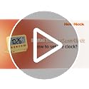 Foldable Digital Travel Alarm Clock with Backlight & Temperature Display