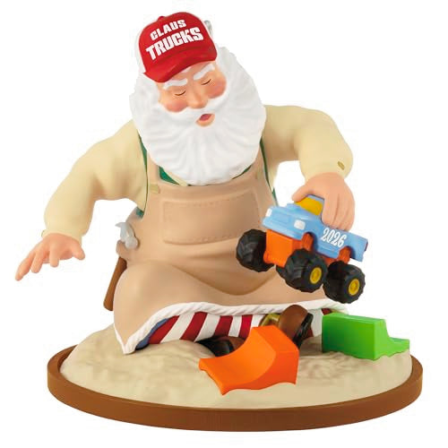 Toymaker Santa 2026 Hallmark Keepsake Ornament – Toy Truck Sandbox Gift