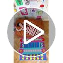 3-Piece Modular Play Rug Set, Washable Interactive Stepping Path Runner