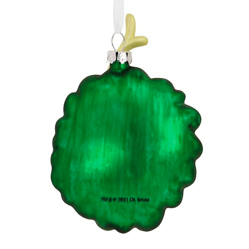 Hallmark Dr. Seuss Grinch Max in Wreath Christmas Ornament - Figural Max in Wreath