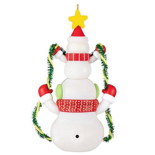 2025 Light It Up! Hallmark Keepsake Christmas Tree Ornament Snowmen with Lights