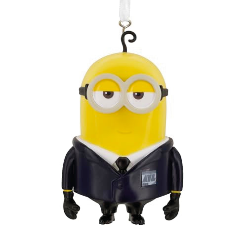 Hallmark Despicable Me 4 Gus Minion Christmas Ornament - AVL Suit Variant