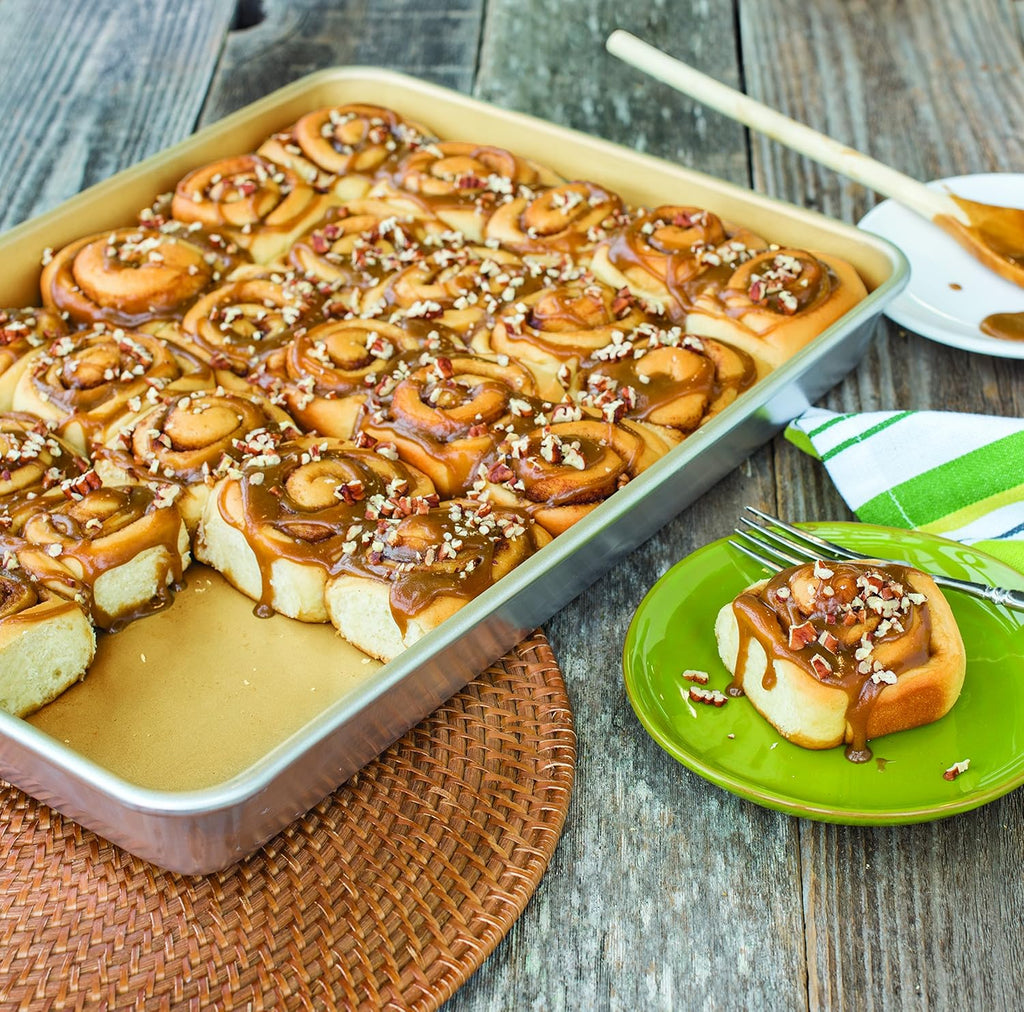 Nordic Ware Naturals Non-Stick Aluminum High-Side Sheet Cake Pan | Perfect for Baking Delicacies