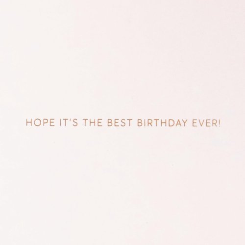 Hallmark Signature Birthday Card - Best Birthday Ever Design | Perfect for Celebrating Special Moments