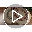 VHC Brands Christmas Burlap Red Stripe Table Runner 13x72 - Holiday Decor