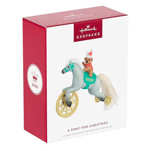 2026 Hallmark Keepsake Christmas Ornament - A Pony for Christmas Series