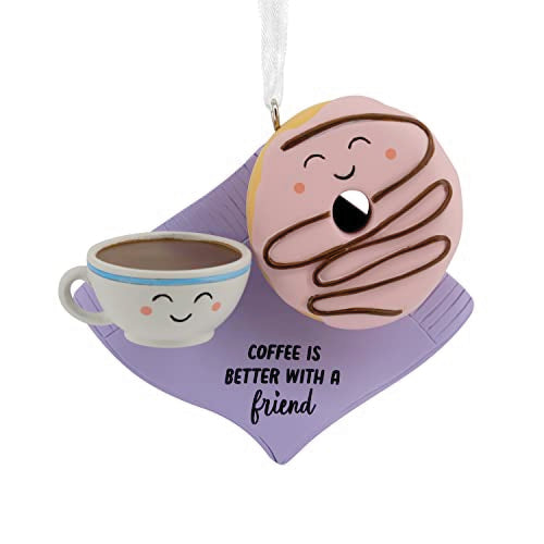 Hallmark Coffee and Friends Christmas Ornament - Holiday Gift for Coffee Lovers