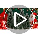 Yahpetes 8 Pcs Mini Christmas Artificial Tree Set with Snow Frost for DIY Home Decor (Green)