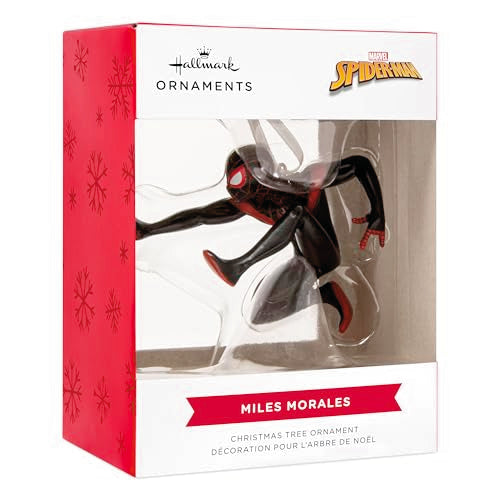 Miles Morales Spider-Man Christmas Tree Ornament, Resin Holiday Decor