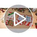 HunnmingRe Classic Style 3-Piece Christmas Gingerbread Door Banner 71 Inch Outdoor Holiday Decor