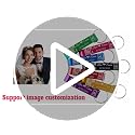 100pcs Personalized Custom Bottle Opener Keychain for Weddings & Parties