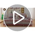 Christmas 5-Piece Twin Daybed Bedding Set with Snowman & Tree