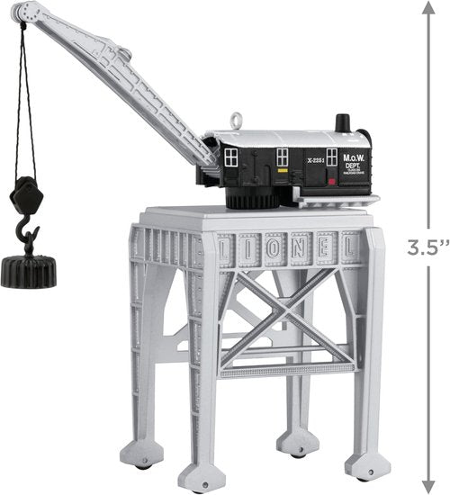 Hallmark Keepsake Christmas Ornament - Lionel M.O.W. Gantry Crane | Perfect Gift for Train Enthusiasts