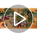 31.5-inch Artificial Christmas Swag with Bow, 2-Pack Pine Garland Decor