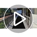 2x6 ft Indoor Outdoor Runner Rug, Non-Slip Low Profile Hallway Carpet