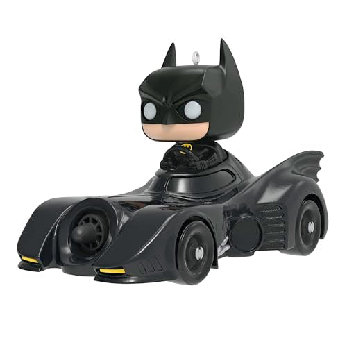 Hallmark Keepsake 2024 Batman in Batmobile Ornament (1989 Batman) – Funko Pop Style