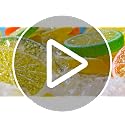 300 Pcs Clear Fake Crushed Ice Cubes & 20 Pcs Lemon Slices Decor