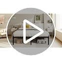 Queen Metal Platform Bed Frame - 14 Inch Heavy Duty Base with Storage