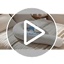 Swan Body Pillow for Adults - 49" Soft Memory Foam Support