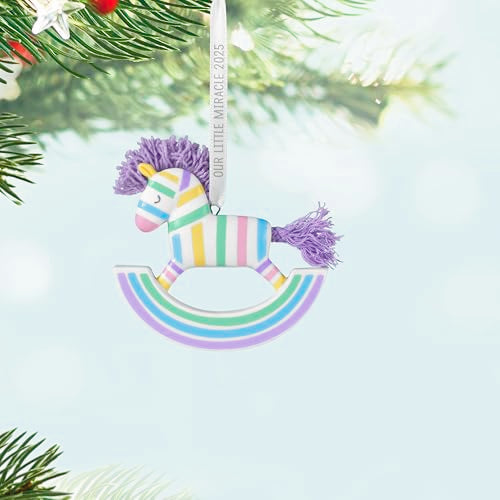 Hallmark Keepsake Christmas Ornament 2025, Our Little Miracle 2025, Porcelain, New Baby Gifts