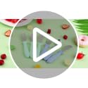 6-Piece Stainless Steel Toddler Utensils Set - Kids Fork and Spoon Set