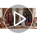 2 Sets Pearl Mini Christmas Tree Decorations - 2 Sizes, Elegant Tabletop Holiday Decor