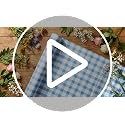 Tinlade Red White Gingham Paper Table Runner Roll 25ft x 16in - Festive Holiday Decor