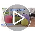 2ft Memory Foam Bean Bag Chair - Comfortable Corduroy Floor Lounger, Black