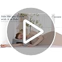 Ergonomic Side Sleeper Pillow with Arm Holes for Neck Support