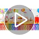 2-Pack Pink Foil Fringe Tinsel Table Skirt for Party Decorations 29.5x108in