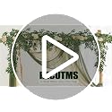 Artificial Willow Leaves Vine 2-Pack 5.9Ft Hanging Silk Greenery Garland