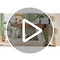 60-Inch Farmhouse Console Table with Drawer and Storage Shelf, Antique White