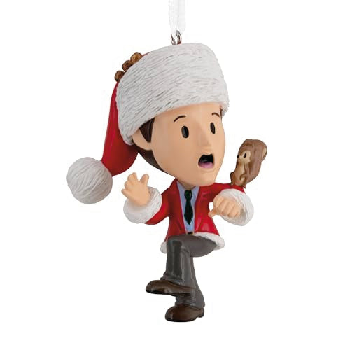 Hallmark Christmas Vacation Ornament Clark Griswold with Squirrel - Holiday Tree Decor