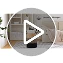 58L Tall Cotton Rope Laundry Basket, Woven Decorative Storage Hamper