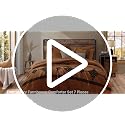 7-Piece Embroidered Queen Comforter Set - Burnt Orange Bed in a Bag