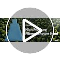 High Pressure Filtered Shower Head for Hard Water with Chlorine Removal