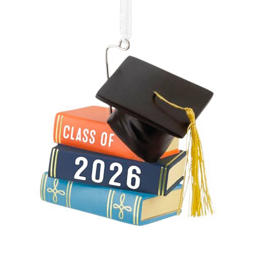 Hallmark Graduation 2026 Ornament - Cap & Books Keepsake