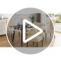 100% Waterproof Stretch Jacquard Dining Chair Covers - Set of 4, Beige